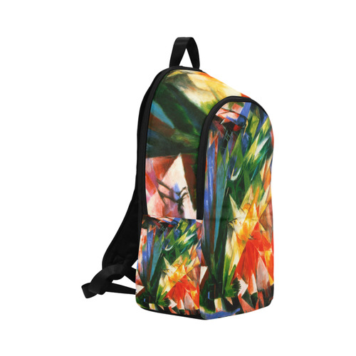 Birds by Franz Marc Fabric Backpack for Adult (Model 1659)