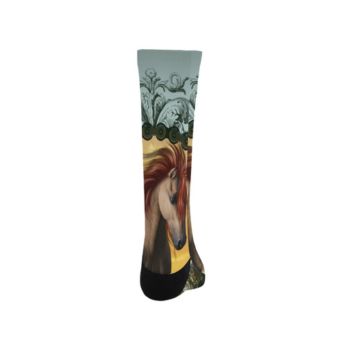 Brown horse Trouser Socks