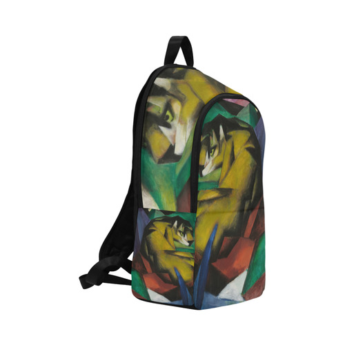 The Tiger by Franz Marc Fabric Backpack for Adult (Model 1659)