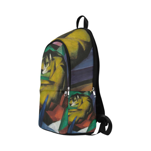 The Tiger by Franz Marc Fabric Backpack for Adult (Model 1659)