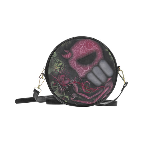 Take this heart Round Sling Bag (Model 1647)