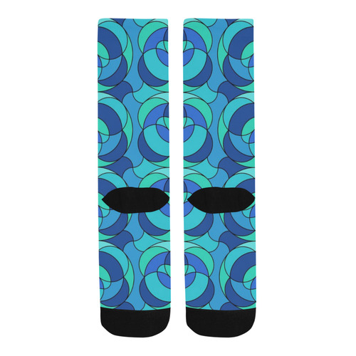Retro Pattern 1973 C by JamColors Trouser Socks