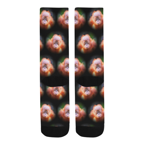 cute animal drops- Baby Orang by JamColors Trouser Socks