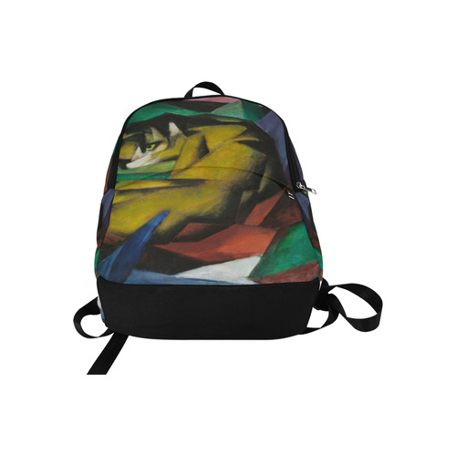 The Tiger by Franz Marc Fabric Backpack for Adult (Model 1659)