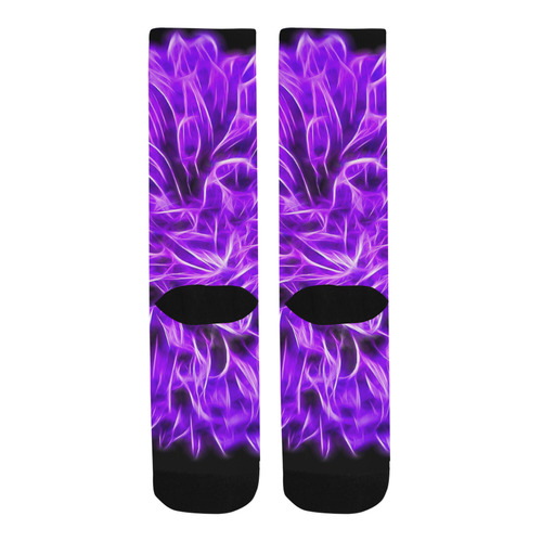 Lilac Chrysanthemum Topaz Trouser Socks