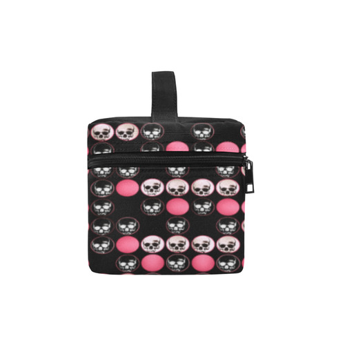 Pastel Goth Skull Polka Dots Lunch Bag/Large (Model 1658)