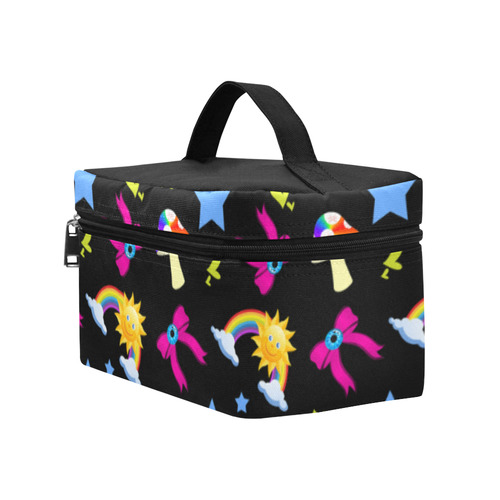 Super Bright Kawaii Rainbow Print Lunch Bag/Large (Model 1658)