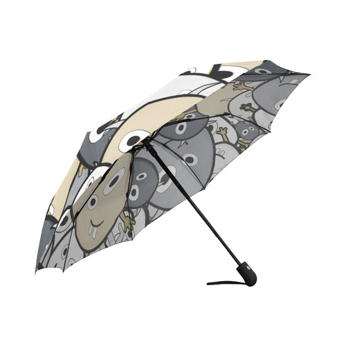 doodle monsters Auto-Foldable Umbrella (Model U04)