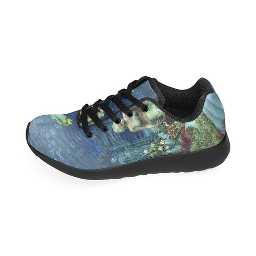 Underwater wold with mermaid Women’s Running Shoes (Model 020)