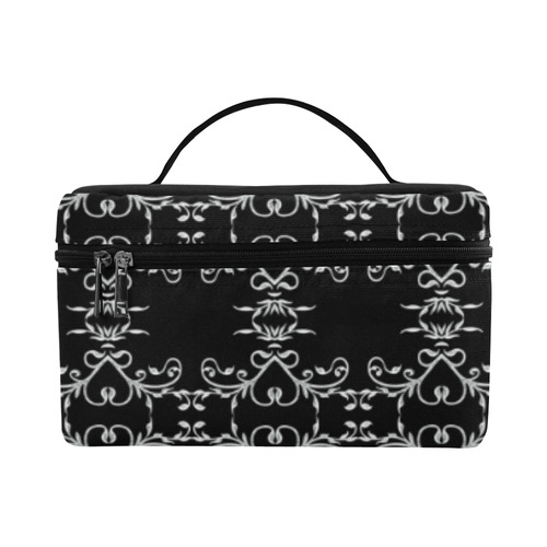 Heart Vine Damask Goth Lunch Bag/Large (Model 1658)