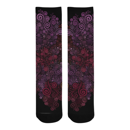 Psychedelic 3D Rose Trouser Socks