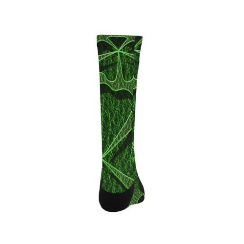 Leather-Look Irish Cloverball Trouser Socks