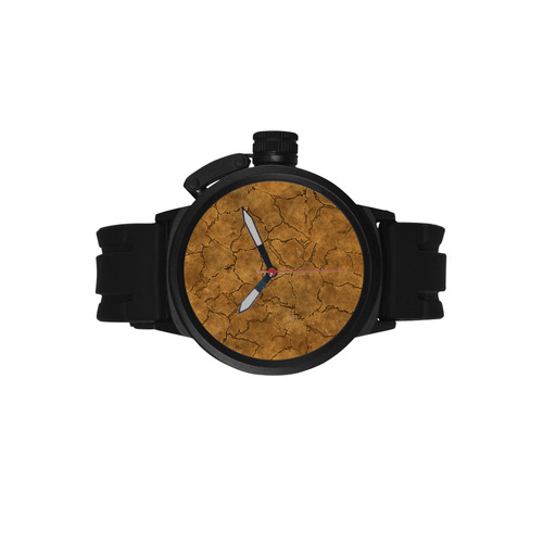 Cracked skull bone surface C by FeelGood Men's Sports Watch(Model 309)