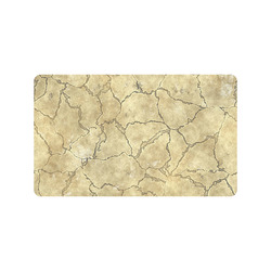 Cracked skull bone surface B by FeelGood Doormat 30"x18"