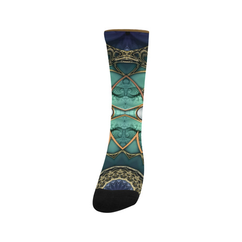 Majestic Topaz Ocean Kaleidoscope Trouser Socks