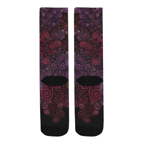 Psychedelic 3D Rose Trouser Socks