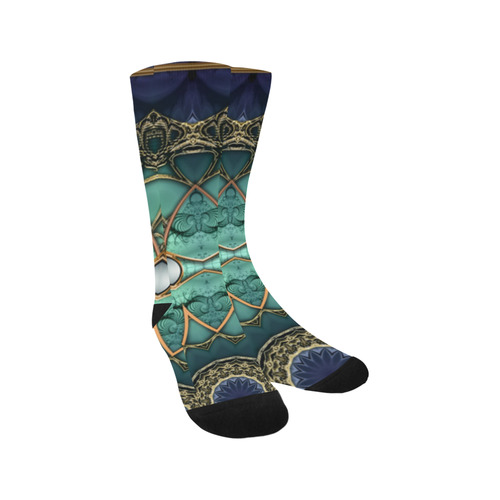 Majestic Topaz Ocean Kaleidoscope Trouser Socks