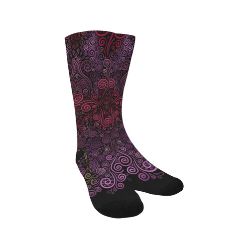 Psychedelic 3D Rose Trouser Socks