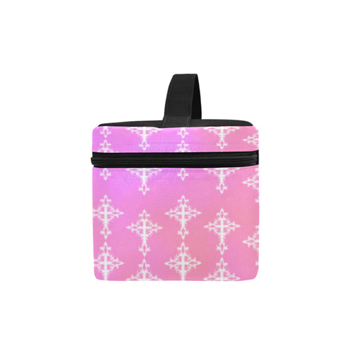 Pastel Goth Pink Crosses pattern Art Lunch Bag/Large (Model 1658)