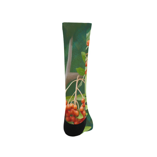 Plant Watercolor Rowan tree - Sorbus aucuparia Trouser Socks