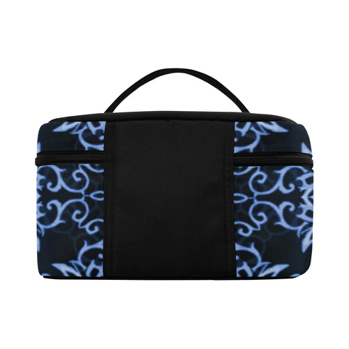 China Blue Damask Chrysanthemums Lunch Bag/Large (Model 1658)