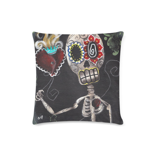 Take this Custom Zippered Pillow Case 16"x16"(Twin Sides)