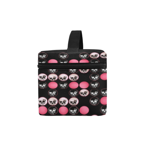 Pastel Goth Skull Polka Dots Lunch Bag/Large (Model 1658)