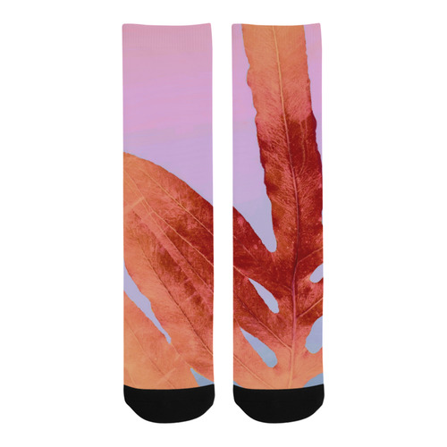 Pink and Purple Trouser Socks
