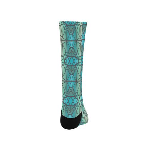 Stained glass, mosaic pattern Trouser Socks