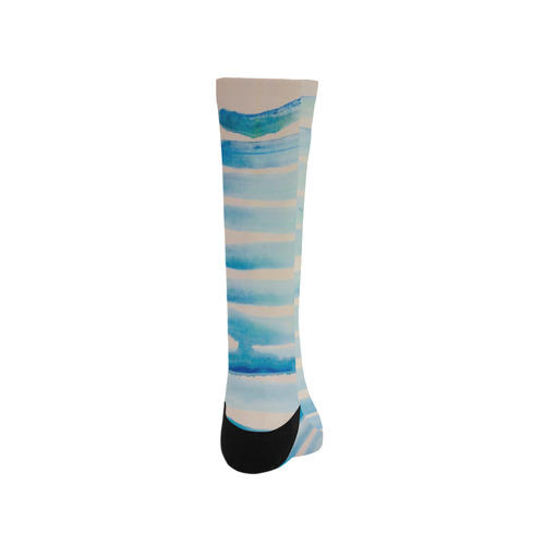 Waves of Water Trouser Socks