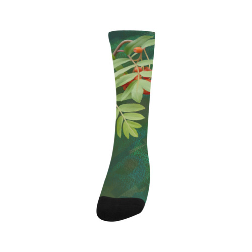 Plant Watercolor Rowan tree - Sorbus aucuparia Trouser Socks