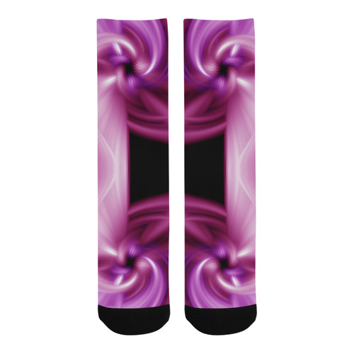 Pink Twist Trouser Socks