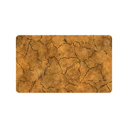 Cracked skull bone surface C by FeelGood Doormat 30"x18"