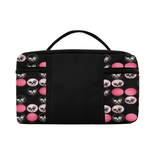 Pastel Goth Skull Polka Dots Lunch Bag/Large (Model 1658)