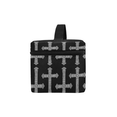 Ornate Crosses Gothic Art Print Lunch Bag/Large (Model 1658)