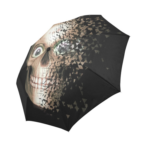 Broken Skull by JamColors Auto-Foldable Umbrella (Model U04)