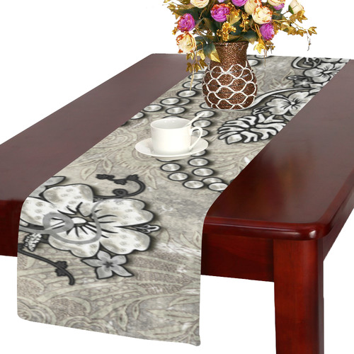 Decorative design, damask Table Runner 14x72 inch