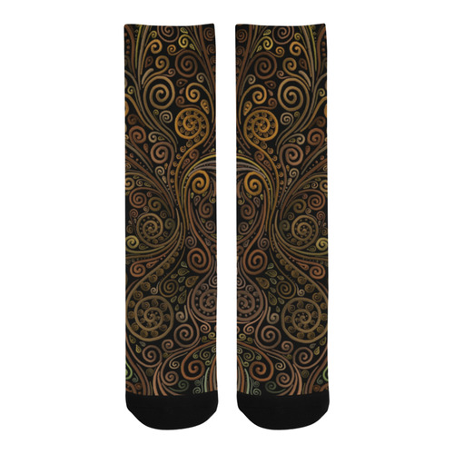 3D Psychedelic Sand Clock Trouser Socks