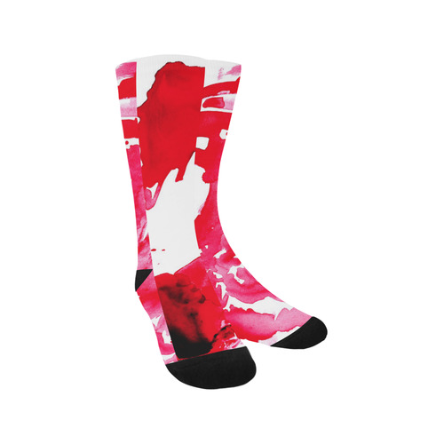 Red wave Trouser Socks