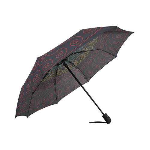 simply circular design mandala Auto-Foldable Umbrella (Model U04)