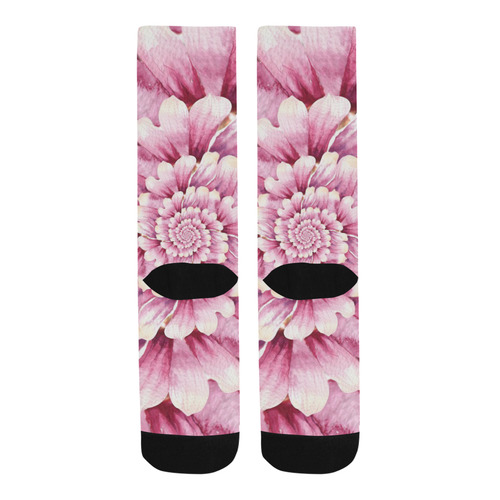 Flower Swirls Trouser Socks