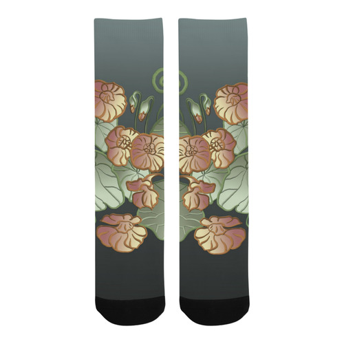 Art Nouveau Garden Trouser Socks