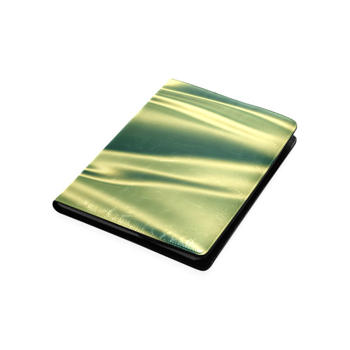 Green satin 3D texture Custom NoteBook B5