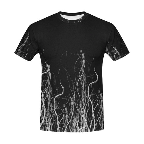 Creepy Vines Goth Tee All Over Print T-Shirt for Men (USA Size) (Model T40)