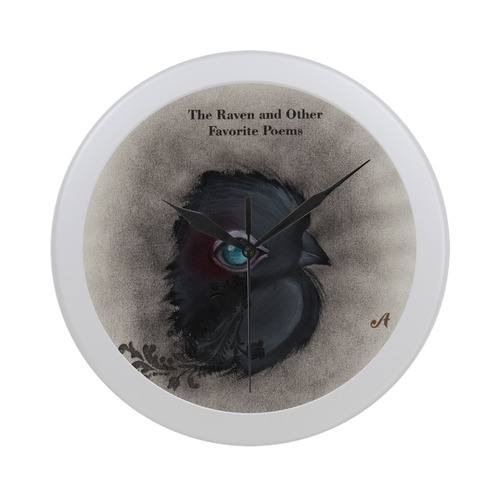 Raven XIV Circular Plastic Wall clock