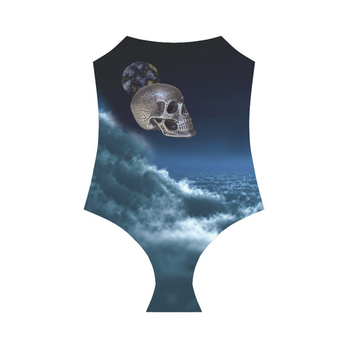Skull and Moon Strap Swimsuit ( Model S05)