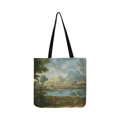 Nicolas Poussin French Landscape Calm Reusable Shopping Bag Model 1660 (Two sides)