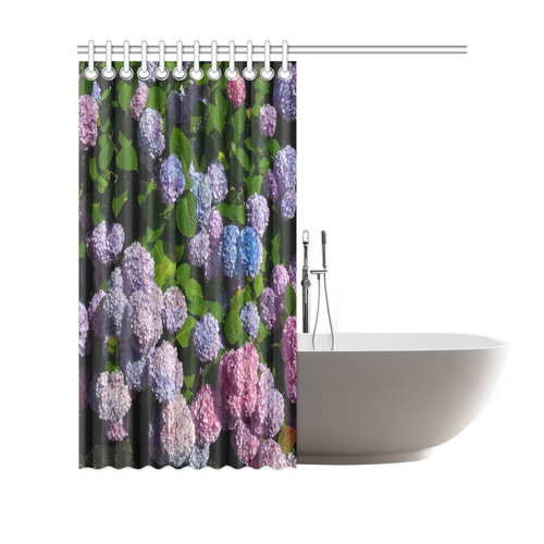 Hydrangeas shower curtain Shower Curtain 69"x70"