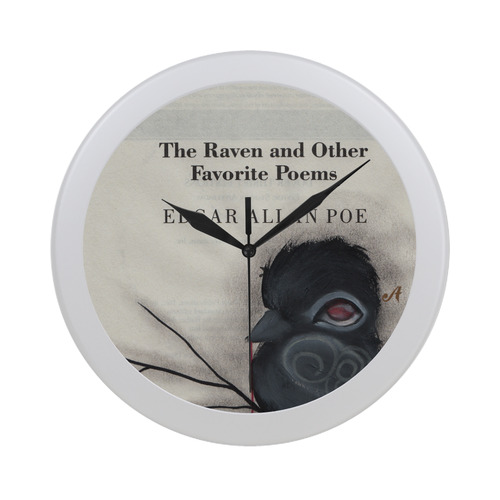 Raven XVII Circular Plastic Wall clock