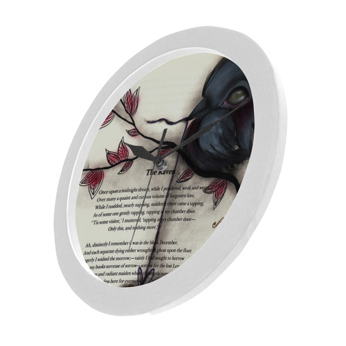 Raven XIII Circular Plastic Wall clock